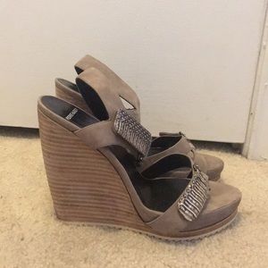 Pierre Hardy Wedge Sandals